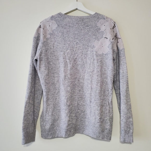 Ted Baker Yizelda Lace Shoulder Sweater Size 4 - Picture 7 of 8